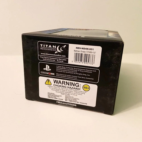 2015 Uncharted  Nathan Drake Titans 4.5 Inch Exclusive Vinyl Figure - Picture 9 of 10